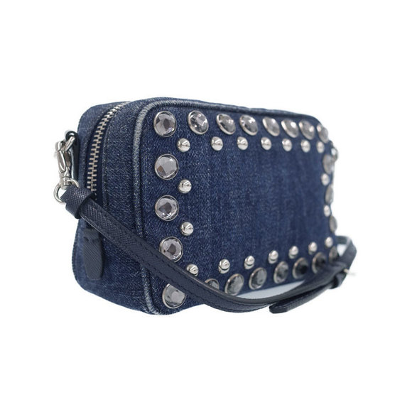 Prada Mini Bijou Shoulder Pouch Black - Picture 1 of 9